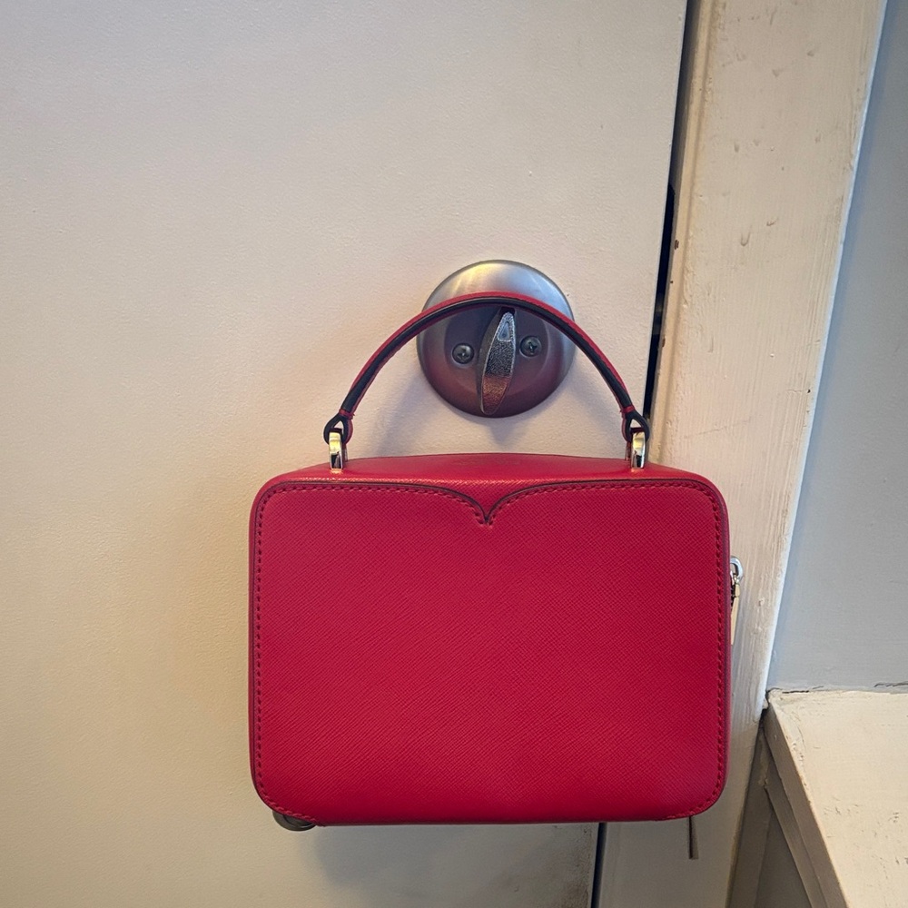 Kate Spade Red Handbag with Logo Accent - Picture 2 of 4